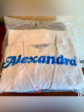 NEW Vintage Alexandra Scotland Chef Coat Jacket White W212 Size 54 42.5” Chest